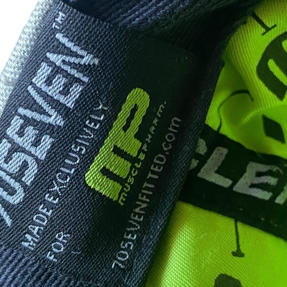 MUSCLE PHARM MP NATION Flatbill Ball Cap SnapBack Fight Hat OS NWOT Brow… - Picture 5 of 12